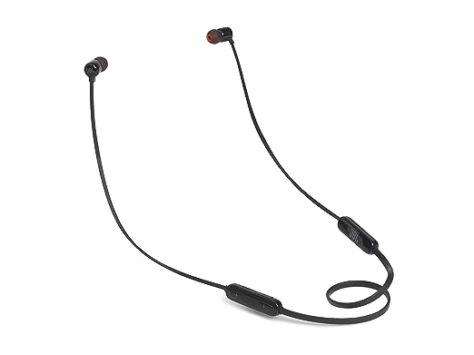 JBL T160BT by Harman Wireless in Ear Neckband Headphones with Mic (Black) JBL T160BT by Harman Wireless in Ear Neckband Headphones with Mic (Black)